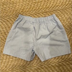 The Beaufort Bonnet Company Light Blue and White Windowpane Shorts